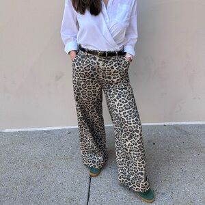 Anthropologie Leopard Jeans